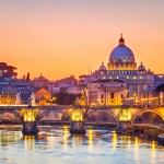 Rome at sunset