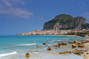 Cefalu beach